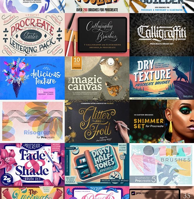 Enjoy Up to 50% off Procreate Resources and Free Lessons on How to Use Them!