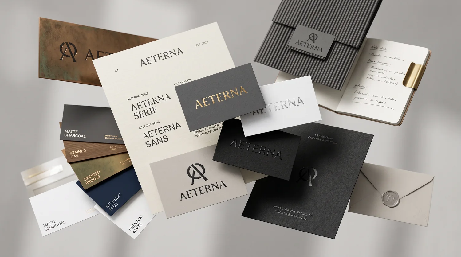 Brand identity materials